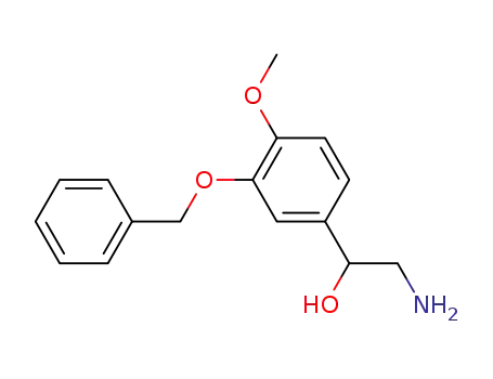 Benzenemethanol, a-(aminomethyl)-4-methoxy-3-(phenylmethoxy)-