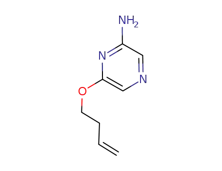 Pyrazinamine, 6-(3-butenyloxy)-
