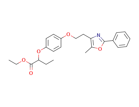 2-{4-[2-(5-Methyl-2-phenyloxazol-4-yl)ethoxy]phenoxy}butyric Acid Ethyl Ester
