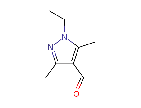 Molecular Structure of 701911-46-8 (1H-Pyrazole-4-carboxaldehyde, 1-ethyl-3,5-dimethyl- (9CI))