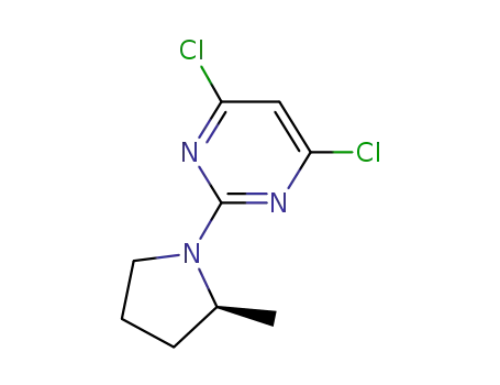 Pyrimidine, 4,6-dichloro-2-[(2S)-2-methyl-1-pyrrolidinyl]-