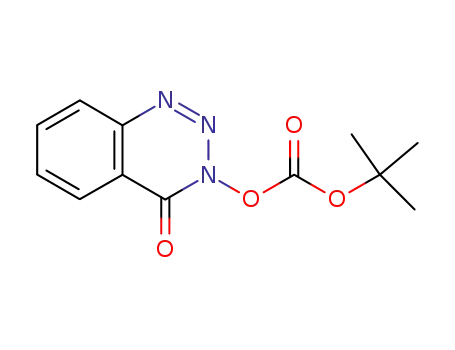 Molecular Structure of 442516-54-3 (3-(tert-butoxycarbonyloxy)-3,4-dihydrobenzotriazine-4-one)