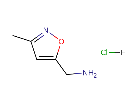 Molecular Structure of 70183-89-0 (C-(3-METHYL-ISOXAZOL-5-YL)-METHYLAMINE HYDROCHLORIDE)