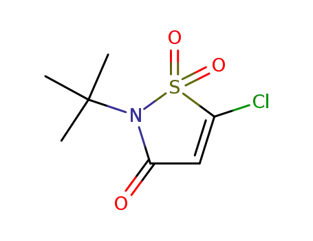 Molecular Structure of 850314-47-5 (2-TERT-BUTYL-5-CHLORO-ISOTHIAZOL-3-ONE)
