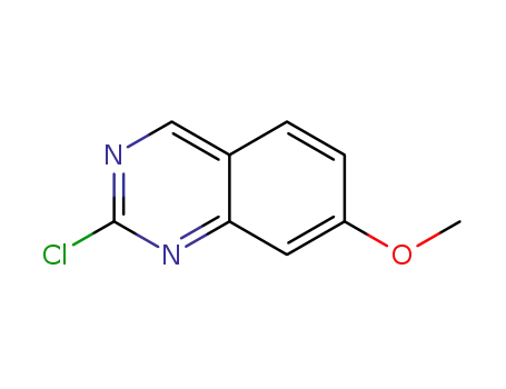 Molecular Structure of 953039-15-1 (2-CHLORO-7-METHOXYQUINAZOLINE)