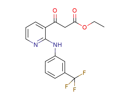 ethyl 3-oxo-3-(2-{[3-(trifluoromethyl)phenyl]amino}-3-pyridinyl)propanoate