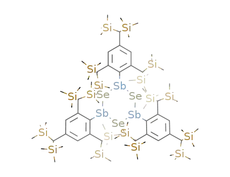 1,3,5-triselena-2,4,6-tristibane bearing 2,4,6-tris[bis(trimethylsilyl)methyl]phenyl