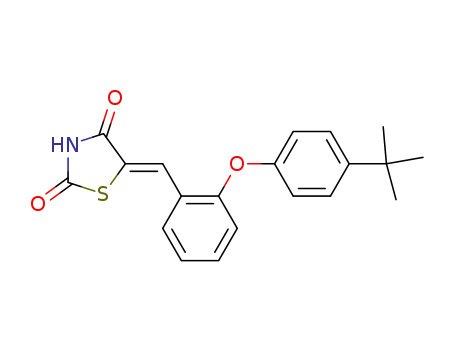 5-((Z)-(2-[4-(TERT-BUTYL)PHENOXY]PHENYL)METHYLIDENE)-1,3-THIAZOLANE-2,4-DIONE