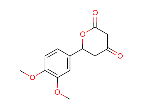 2H-Pyran-2,4(3H)-dione, 6-(3,4-dimethoxyphenyl)dihydro-
