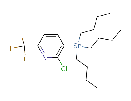 Pyridine, 2-chloro-3-(tributylstannyl)-6-(trifluoromethyl)-
