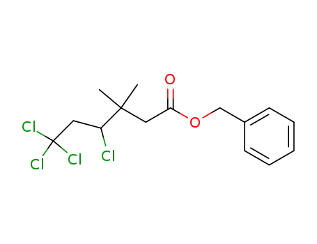 benzyl 4,6,6,6-tetrachloro-3,3-dimethylhexanoate