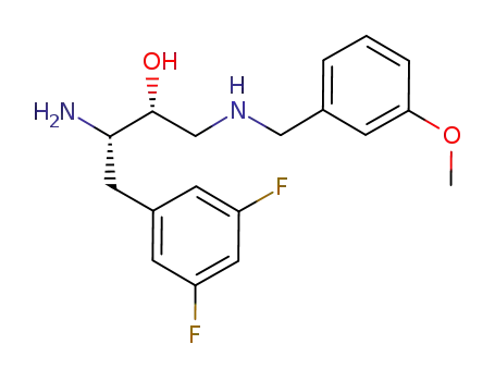 (2R,3S)-3-amino-4-(3,5-difluorophenyl)-1-[(3-methoxybenzyl)amino]butan-2-ol