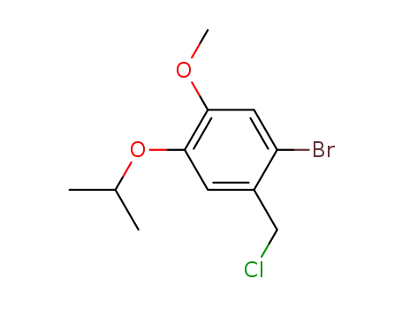 1-bromo-2-(chloromethyl)-5-methoxy-4-(1-methylethoxy)benzene
