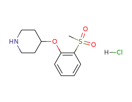 4-(2-methanesulfonylphenyloxy)piperidine hydrochloride