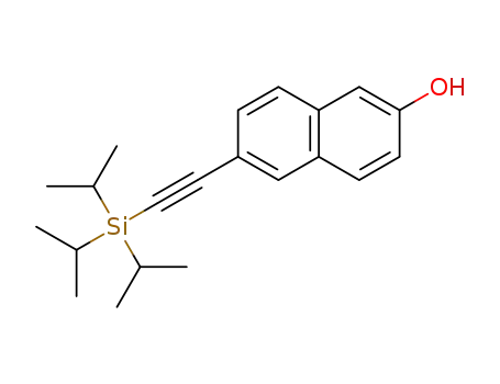 6-((triisopropylsilyl)ethynyl)naphthalen-2-ol