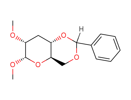 .alpha.-D-ribo-Hexopyranoside, methyl 3-deoxy-2-O-methyl-4,6-O-(phenylmethylene)-