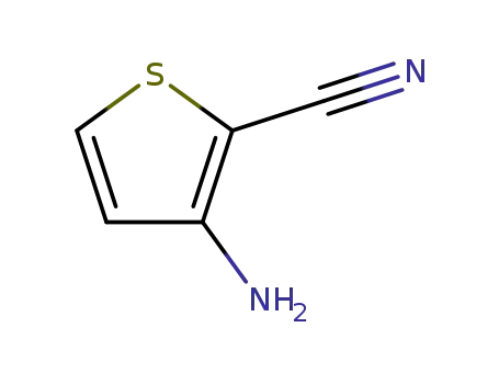 Molecular Structure of 56489-05-5 (3-AMINOTHIOPHENE-2-CARBONITRILE)