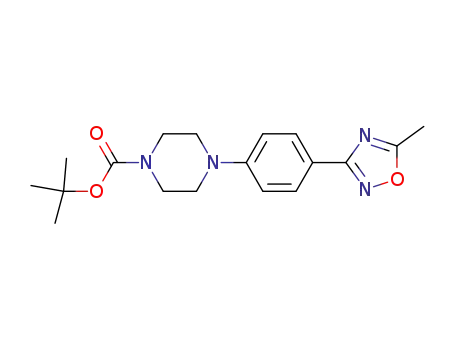 4-[4-(5-Methyl-[1,2,4]oxadiazol-3-yl)-phenyl]-piperazine-1-carboxylic acid tert-butyl ester
