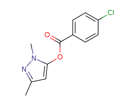 1,3-Dimethyl-1H-pyrazol-5-yl 4-chlorobenzoate