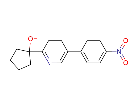 1-(5-(4-nitrophenyl)pyridin-2-yl)cyclopentanol