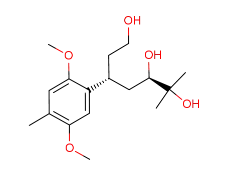 (3R,5R)-3-(2,5-dimethoxy-4-methylphenyl)-6-methylheptane-1,5,6-triol
