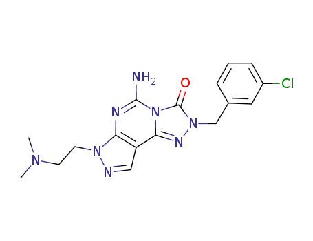 5-amino-2-[(3-chlorophenyl)methyl]-7-[2-(dimethylamino)ethyl]-2,7-dihydro-3H-pyrazolo[4,3-e]-1,2,4-triazolo[4,3-c]pyrimidin-3-one
