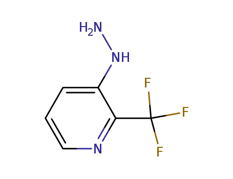 Molecular Structure of 923288-64-6 (Pyridine, 3-hydrazinyl-2-(trifluoromethyl)-)