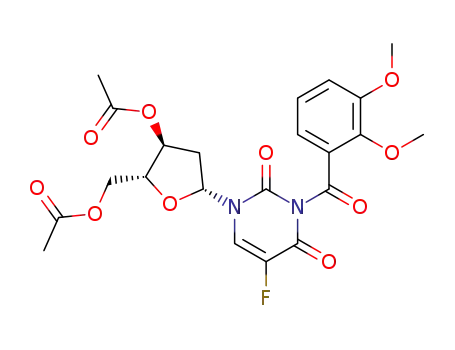 Uridine, 2'-deoxy-3-(2,3-dimethoxybenzoyl)-5-fluoro-, 3',5'-diacetate