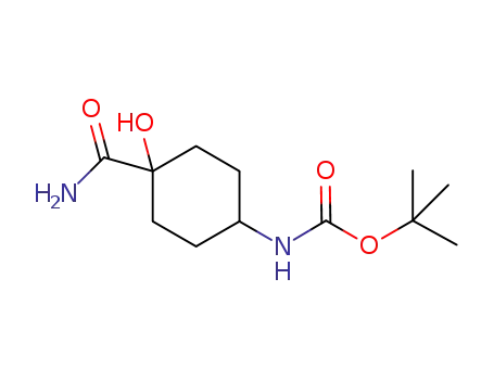 tert-butyl N-(4-carbamoyl-4-hydroxy-cyclohexyl)carbamate