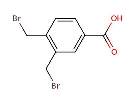 Molecular Structure of 20896-24-6 (3,4-bis(bromomethyl)benzoic acid)