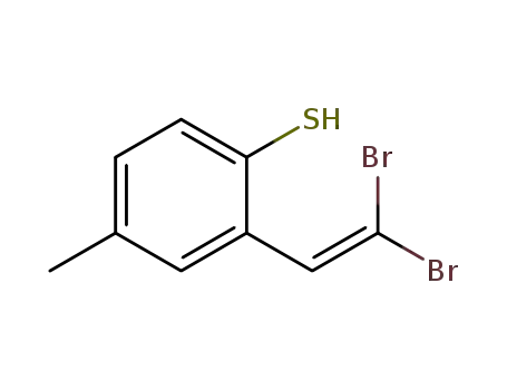 2-(2,2-dibromovinyl)-4-methylbenzenethiol