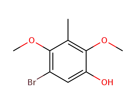 Phenol, 5-bromo-2,4-dimethoxy-3-methyl-