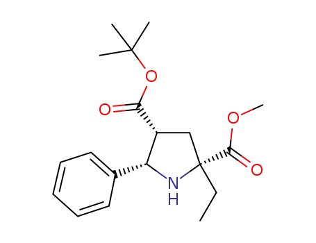 4-tert-butyl 2-methyl 2-ethyl-5-phenylpyrrolidine-2,4-dicarboxylate