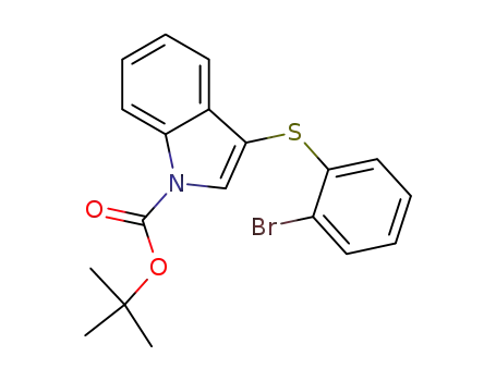 1H-Indole-1-carboxylic acid, 3-[(2-bromophenyl)thio]-, 1,1-dimethylethyl
ester