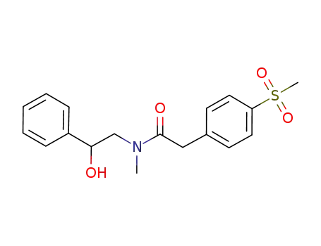 Benzeneacetamide,
N-(2-hydroxy-2-phenylethyl)-N-methyl-4-(methylsulfonyl)-