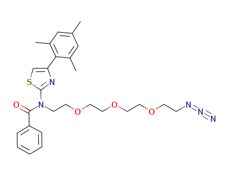 N-(2-{2-[2-(2-azido-ethoxy)-ethoxy]-ethoxy}-ethyl)-N-[4-(2,4,6-trimethyl-phenyl)-thiazol-2-yl]benzamide