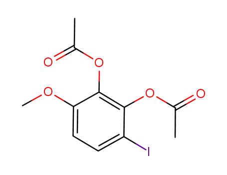 3-iodo-6-methoxy-1,2-phenylene diacetate