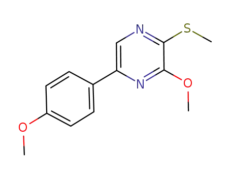 3-methoxy-5-(4-methoxyphenyl)-2-(methylthio)pyrazine