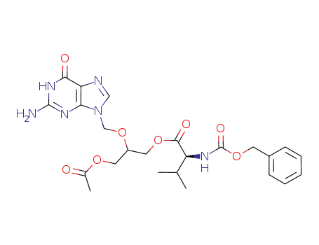 Molecular Structure of 194159-22-3 (O-Acetyl N-Benzyloxycarbonyl Valganciclovir)