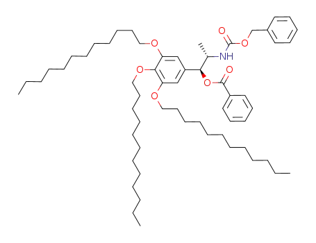 (1S,2S)-2-(benzyloxycarbonylamino)-1-[3,4,5-tris(dodecanoxy)phenyl]-1-propyl benzoate
