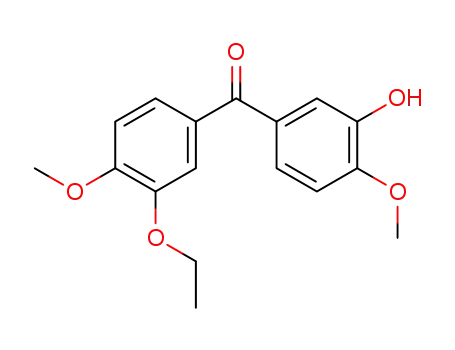 Methanone, (3-ethoxy-4-methoxyphenyl)(3-hydroxy-4-methoxyphenyl)-