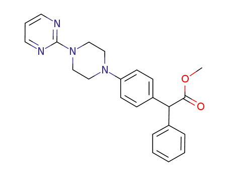 methyl 2-phenyl-2-(4-(4-(pyrimidin-2-yl)piperazin-1-yl)phenyl)acetate