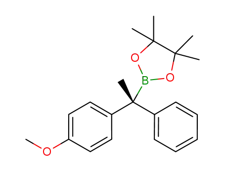 (p-MeOC<sub>6</sub>H<sub>4</sub>)(Ph)(CH<sub>3</sub>)CB(pinacol)