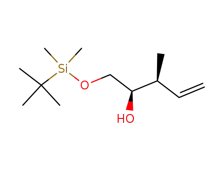 4-Penten-2-ol, 1-[[(1,1-dimethylethyl)dimethylsilyl]oxy]-3-methyl-,
(2R,3S)-