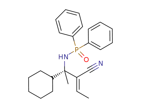 (S)-(Z)-N-(3-cyano-2-cyclohexylpent-3-en-2-yl)-P,P-diphenylphosphinic amide