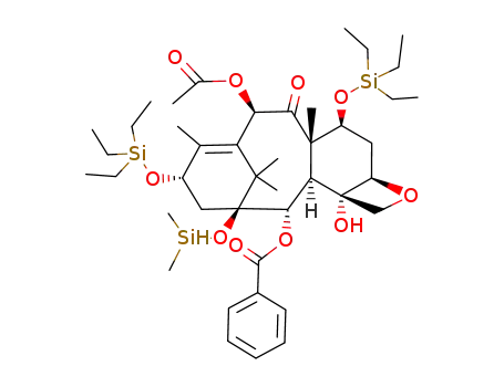 1-dimethylsilyl-4-deacetyl-7,13-bis(triethylsilane)baccatin III