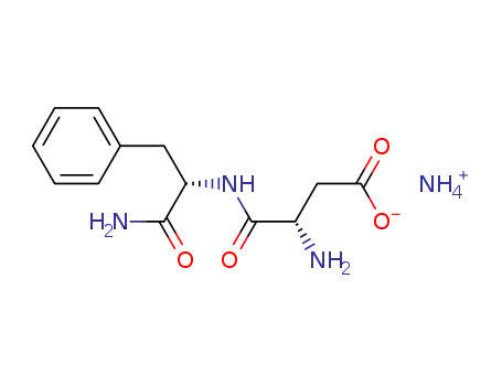 Molecular Structure of 251991-33-0 (α-aspartyl phenylalaninamide ammonium salt)