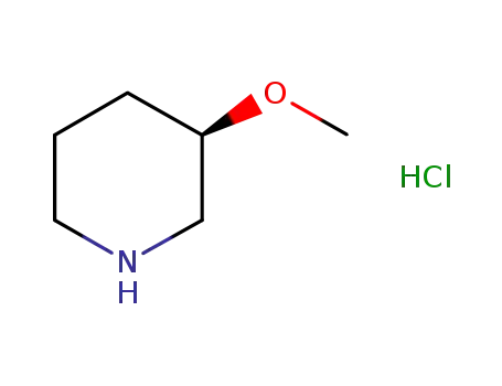 Molecular Structure of 688809-95-2 ((R)-3-Methoxypiperidine hydrochloride)