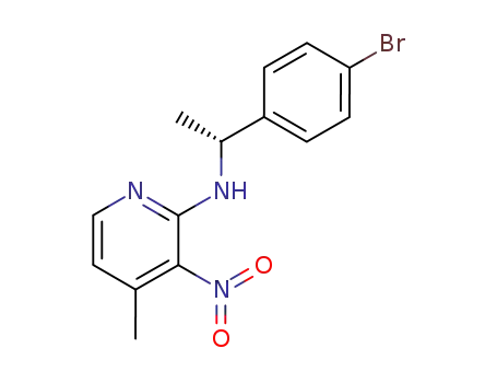 2-Pyridinamine, N-[(1R)-1-(4-bromophenyl)ethyl]-4-methyl-3-nitro-