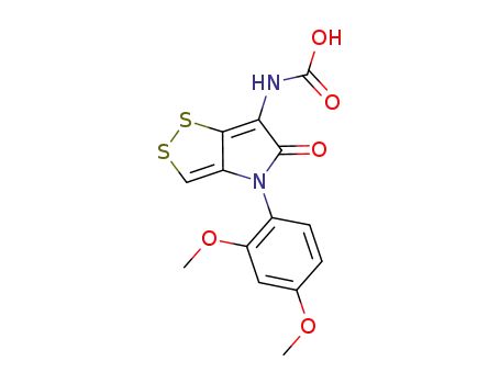 [4-(2,4-dimethoxy-phenyl)-5-oxo-4,5-dihydro-[1,2]dithiolo[4,3-b]pyrrol-6-yl]-carbamic acid